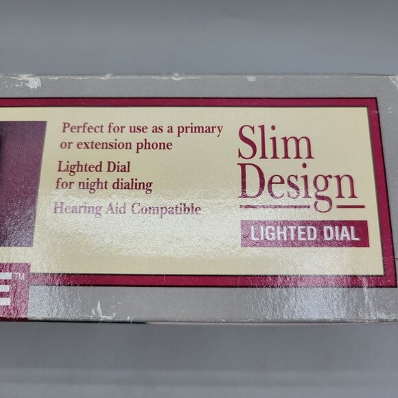 Conairphone Slim Design Lighted Dial Desk Or Wall Mount Corded Telephone - Picture 12 of 12